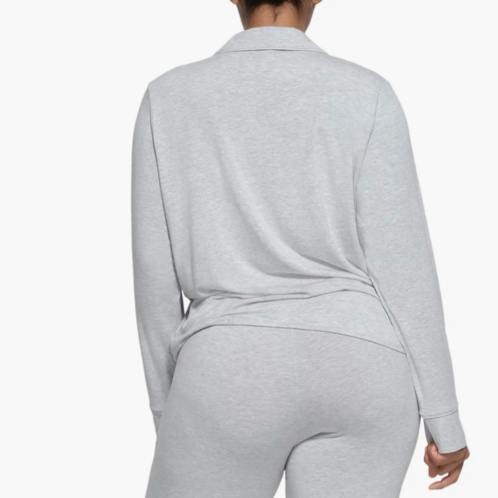 SKIMS Heather Gray Women's Lounge Set